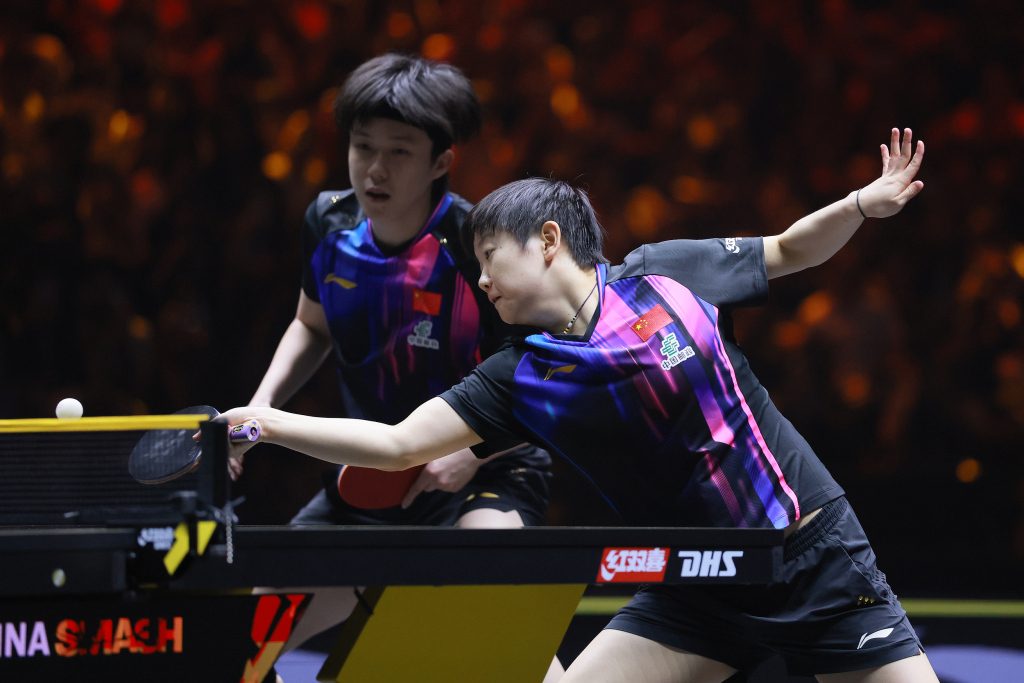 “莎头组合”再夺金！王楚钦/孙颖莎收获中国大满贯混双冠军